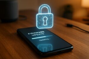 Secure Pairing and Firmware Updates via Mobile