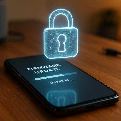 Secure Pairing and Firmware Updates via Mobile