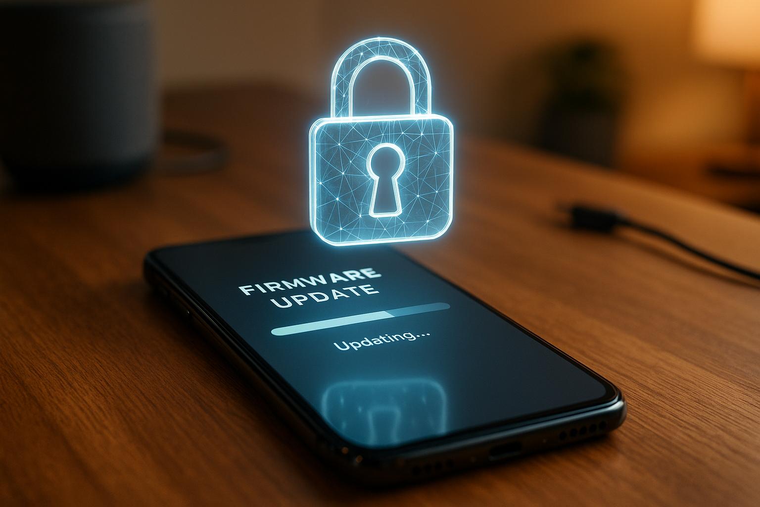 Secure Pairing and Firmware Updates via Mobile