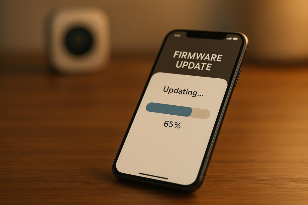 Managing Firmware Updates from a Mobile App