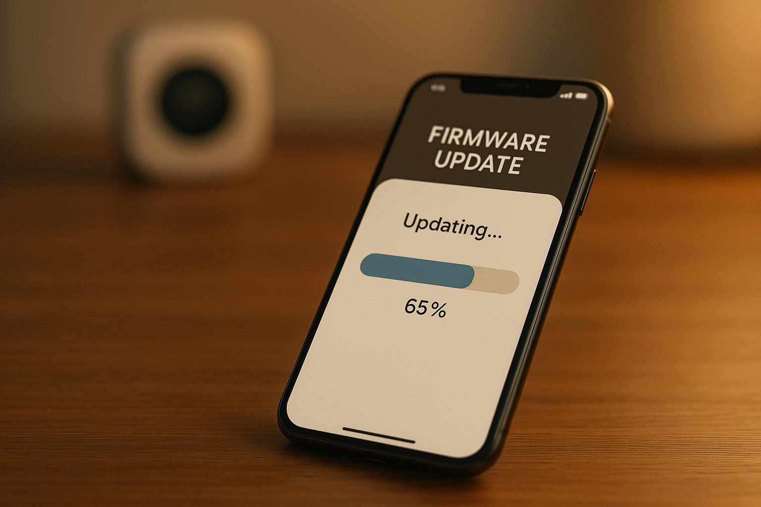 Managing Firmware Updates from a Mobile App