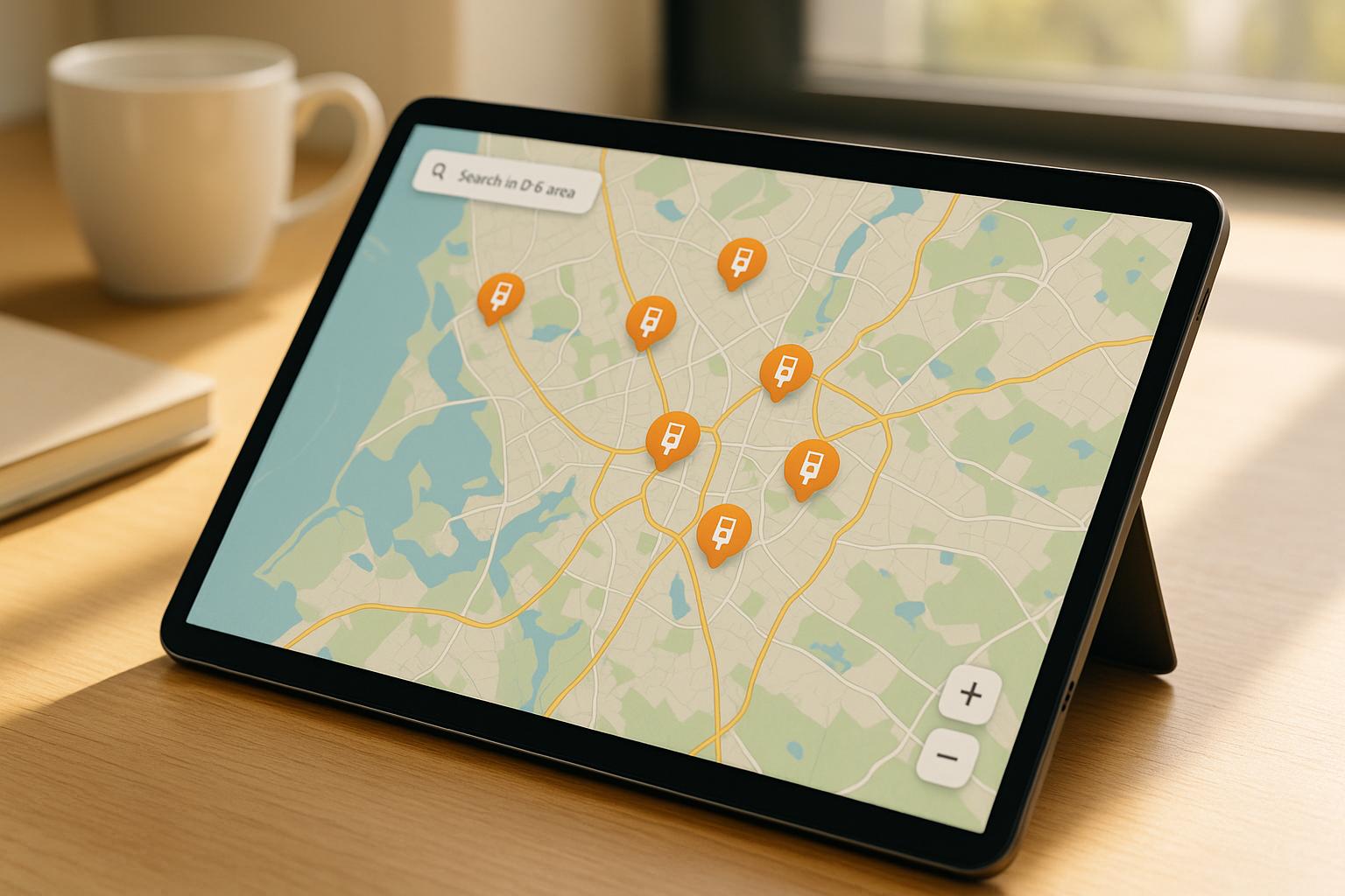 Building a Map-Based UI for EV Charging Stations