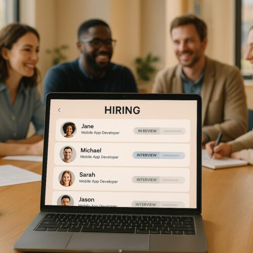 How do I speed up the hiring process for mobile app roles?