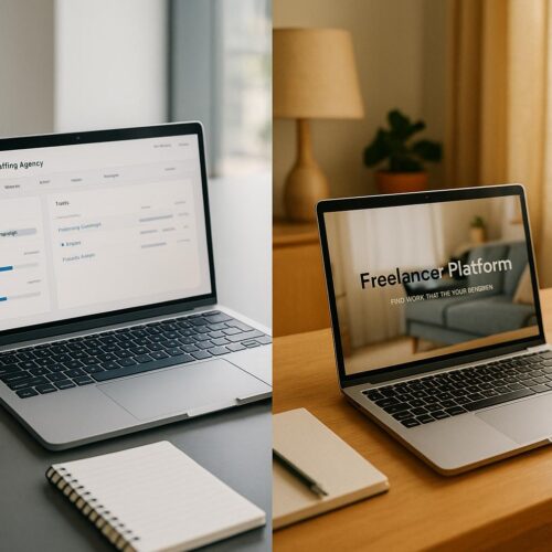 What’s the difference between a mobile staffing agency and a freelancer platform?