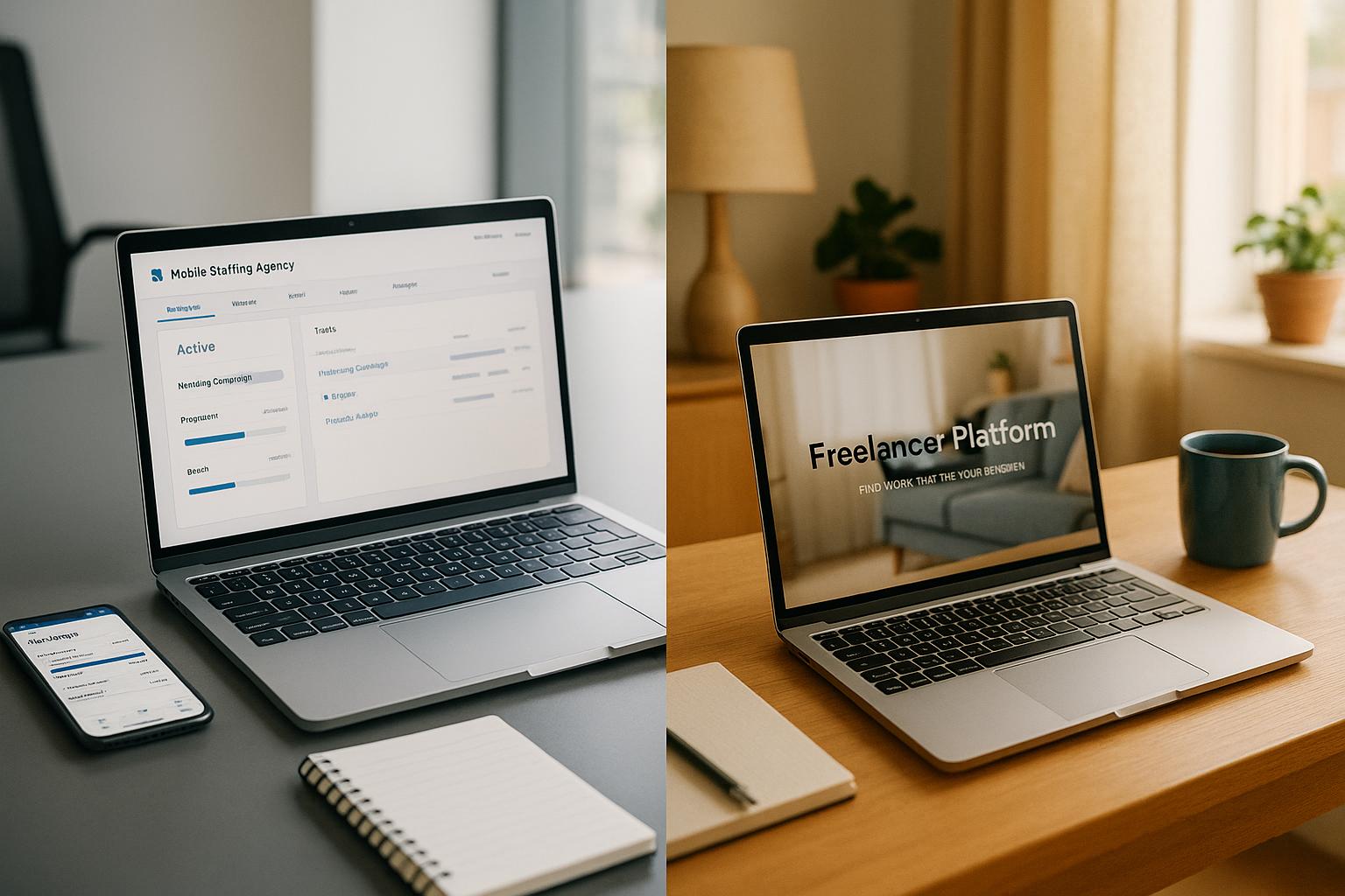 What’s the difference between a mobile staffing agency and a freelancer platform?