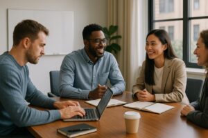 How do I balance technical skills and team fit when hiring for a mobile app role?