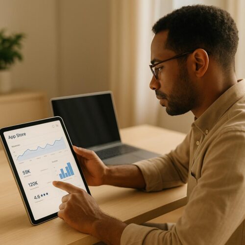 How can I tell if a mobile developer has real-world app store experience?