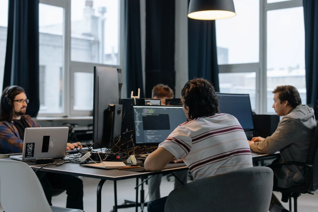 Team developing an app in .NET
